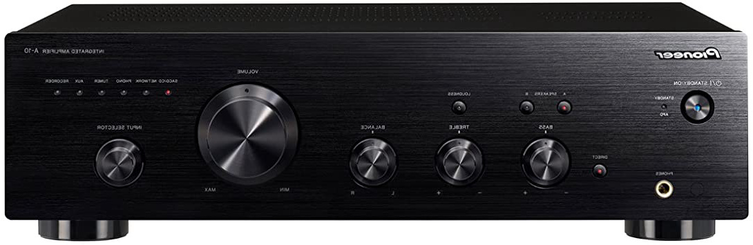 Pioneer A-10-K - Amplificador estéreo con Direct Energy Design, Negro