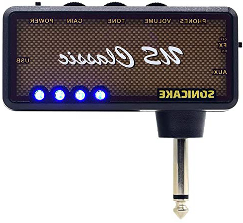 SONICAKE Amplificador de bolsillo para uso con auriculares US Classic para guitarra