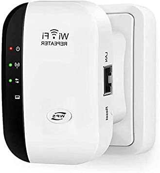 SOOTEWAY Repetidor WiFi, 300Mbps Extensor WiFi, Amplificador WiFi 2.4GHz con Repertidor/Ap Modo y la función WPS, 1 Puerto Fast Ethernet Wireless Amplificador