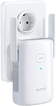 Victure Repetidor WiFi 1200Mbps, 2.4 GHz/ 5Ghz, Amplificador WiFi Extensor, con Puerto Ethernet,Repetidor Inalámbrico con Botón WPS, Fácil de configurar