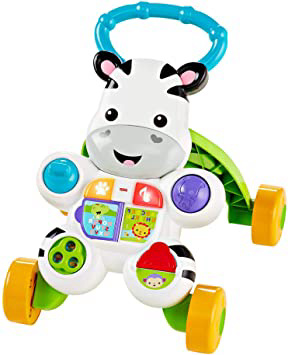 Fisher-Price Infant - Cebra parlanchina, Primeros Pasos (Mattel DLD96) (versión en francés)