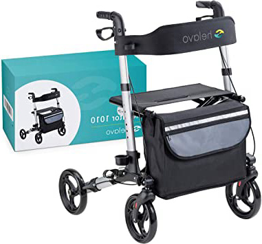 HELAVO - andador para ancianos - caminadores de aluminio plegables para mayores