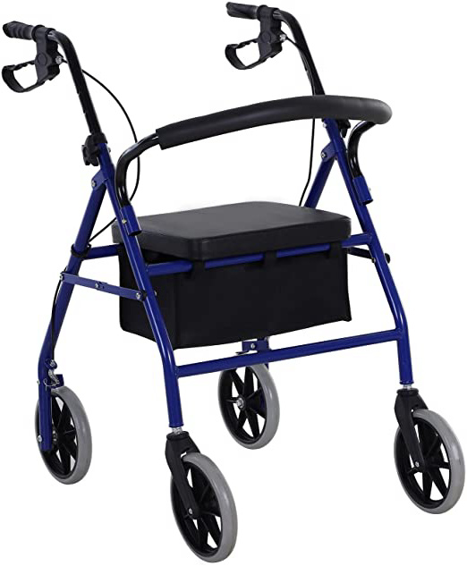 HOMCOM Andador para Adultos Plegable