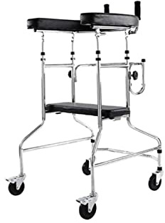 ZXQ Plegable Ligero Andador con Ruedas Andador/Andador/Andador, Equipo De Rehabilitación De Entrenamiento para Caminar De Miembros Inferiores
