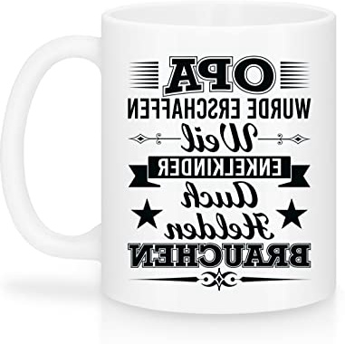 







Shirtinator - Taza con texto en alemán"I Opa Enkelkinder Helden I Geschenkideen lustig Geschenke für Opa Geburtstag Vatertag






