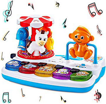 Think Gizmos Juguetes de Actividad para niños pequeños - Juguetes educativos interactivos para niños pequeños (Parque de Atracciones Interactivo)