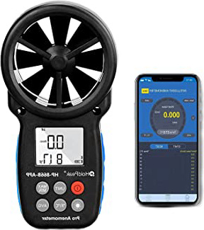 Anemómetro Bluetooth Digital con Control