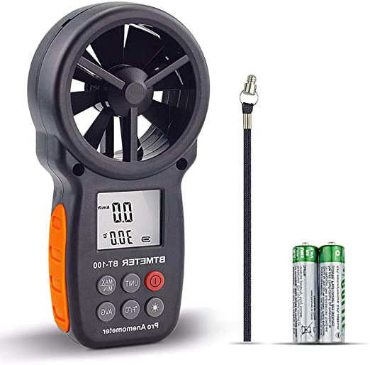 BTMETER Anemómetro Digital Medidor de