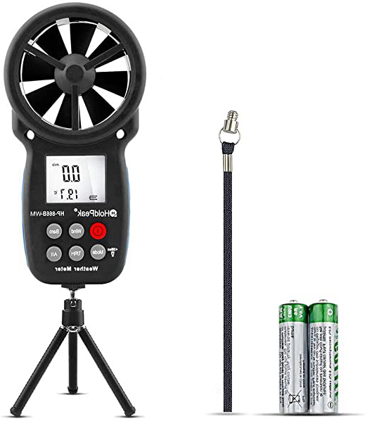HoldPeak Anemómetro Portátil Profesional 866B-WM