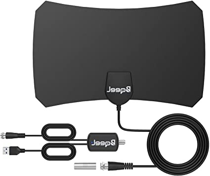 







[Nueva versión 2020] Antena TV Interior- Bqeel Antena TV portátil HDTV Digital con Amplificador de señal Inteligente para Canales de TV 1080P 4K gratuitos para DTMB, ATSC,DVB-T, DMB-T,ISDB -T






