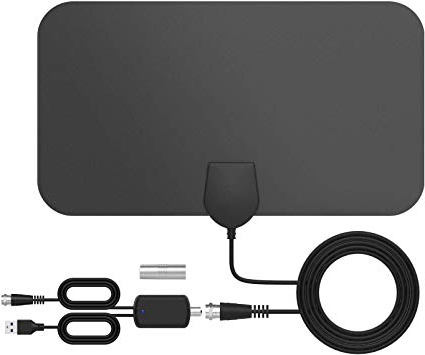 







TICTID Antena TV Interior, Antena TV Portátil HDTV Digital con Amplificador de Señal Inteligente, Soporte 4K 1080 HD/VHF/UHF, Apto para Todos los Tipos de TV






