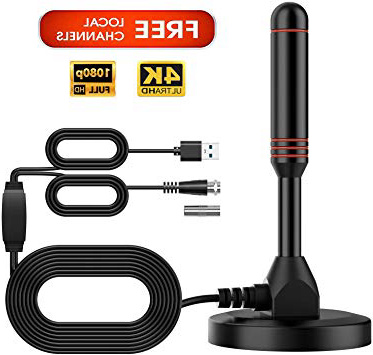 







Mástil de Antena-Antena TV Interior/Exterior de Alta Ganancia de 30 dB para Receptor USB TDT/DTMB, ATSC,DVB-T, DMB-T, portátil con Base magnética Estable y Fuerte Capacidad de recepción






