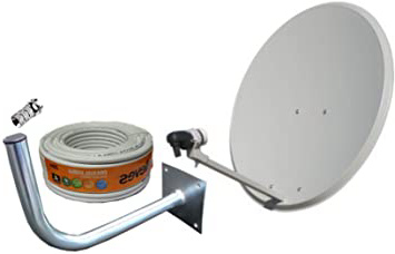 







Kit Antena PARABOLICA 60cm Marca Tecatel + Soporte Pared + Rollo 20m TELEVES + LNB Universal






