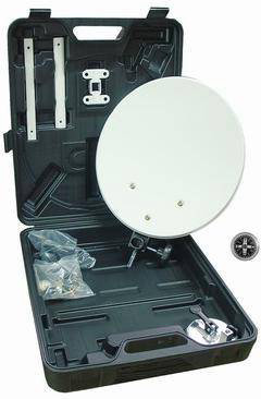 Kit Camping 35cm parabólica + brújula
