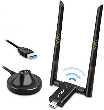 Aigital Adaptador WiFi USB 1200Mbps,