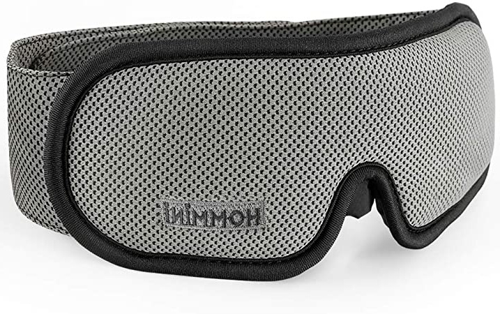 HOMMINI Antifaz para Dormir, Antifaz Dormir de Máscara, Algodón Puro Transpirable, con Correas Ajustables, Suave, 100% Anti-Luz Cómoda Agradable para la Piel