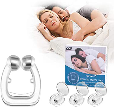Koiteck Antironquidos Clip Nasal Magnético, Dilatador Nasal para Detener los Ronquidos, Facilitar la Respiración y Dormir Cómodo, 3 Piezas