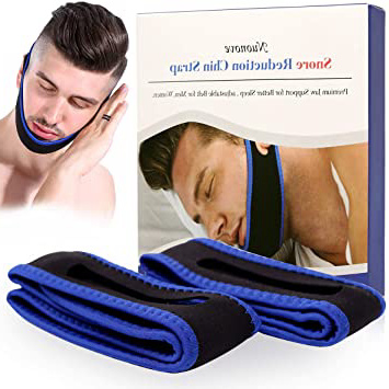 Ronquidos Soluciones, Dejar De Roncar, Dispositivos Anti Ronquidos, La Correa Para El Mentón, Ajustable & Transpirable Suave Para La Piel, 2PC
