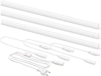 







Lamparas de Barra Apliques de Pared Tubos LED Conecta para Bajo Muebles Armario de Cocina T5 9W 573MM Longitud Una Lampara Luz Neutra 4000K Lot de 3 Lamparas de Enuotek






