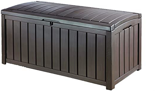 Keter - Arcón exterior Glenwood, Capacidad 390 litros, Color marrón