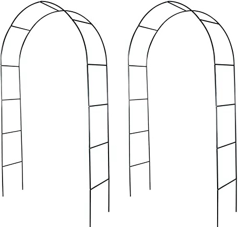mewmewcat 2 Unidades Arco de Jardin para Plantas Trepadoras