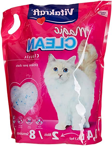 Vitakraft Magic Clean 15526 Arena para Gatos, duración de 8 semanas, 8,4 L.