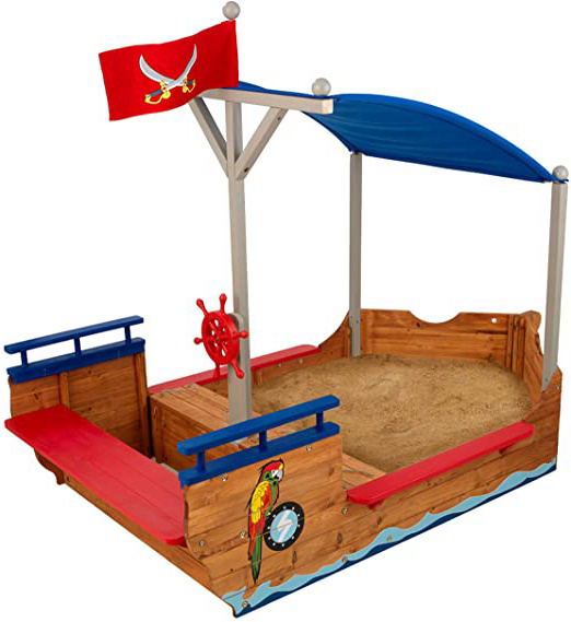 KidKraft- Arenero de madera para