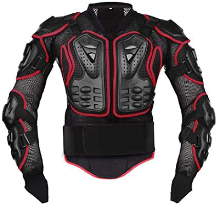 Motocicleta Chaqueta Protectora, Profesional Hombre Armadura De Cuerpo Completo Protector De Protección Equipo Motocross ATV Racing Spine Back Armadura De Pecho