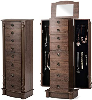 COSTWAY Armario para Joyas Gabinete