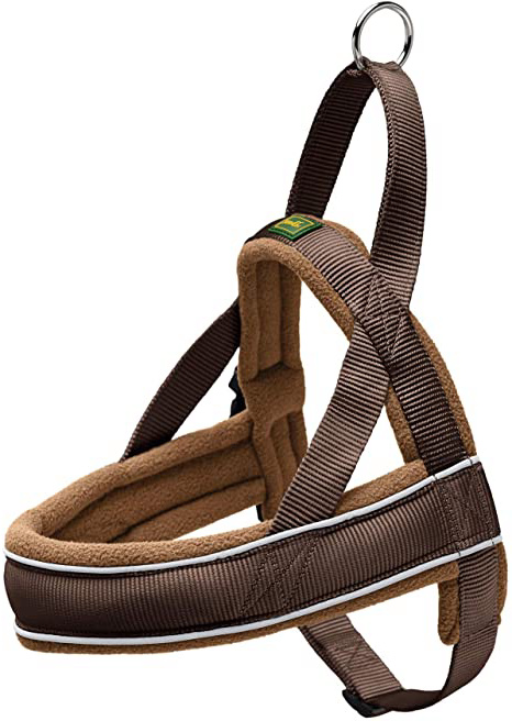 Hunter Racing norwegian-style, Arnés para perros, color marrón, L (62-75 cm)