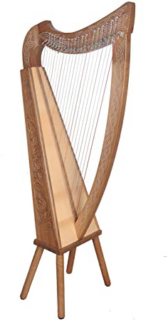 







Muzikkon 22 cuerdas Boru Arpa, Arpa celta, Arpa irlandesa con palanca - Instrumento Musical Cuerdas Arpas






