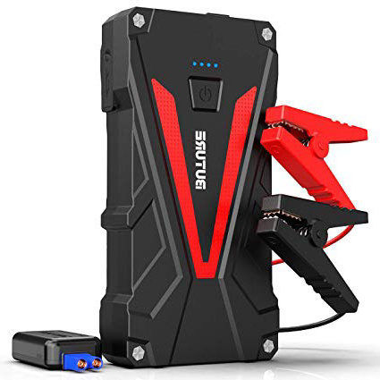 BuTure Arrancador de Coches, 800A 12800mAh Arrancador de Baterias de Coche para 6.0L Gasolina o 5.0L Diesel