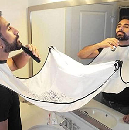 Delantal de barba impermeable de