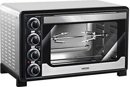 







Mpm MPE-06/T Horno Eléctrico de Sobremesa Convección 32 litros, Acero Inoxidable, Asador de Pollo, Temporizador, Ajuste de Temperatura, 1600W, 1600 W, 0 Decibeles, Gris






