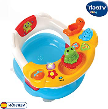 Vtech Aquasilla 2 en 1, silla de baño y panel de actividades, juguete para jugar dentro y fuera del agua, multicolor (80-515422)