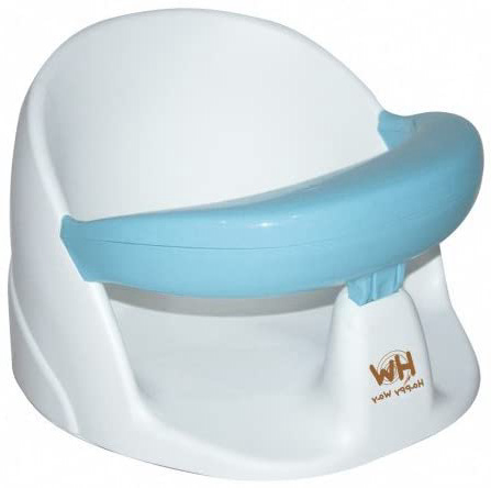 Happy Way Pool - Asiento de Baño para Bébés, Azul/Blanco