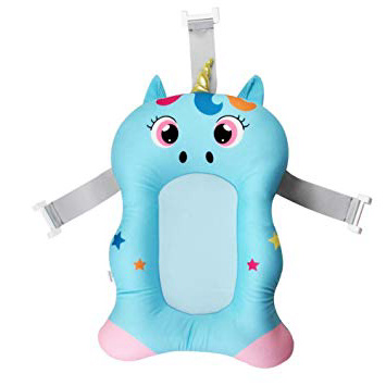 Per Asientos de Bañera para Bebés Cojines Antideslizantes de Ducha Infantiles Hamacas Infantiles de Bañera para Bebés Recién Nacido Forma de Unicornio