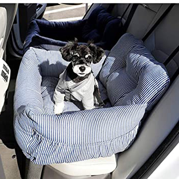 NBMN Asiento Seguridad para Perros Suave Lavable Antideslizante Cama Portátil Perros Asientos Elevadores Delanteros Uso Dual Alfombra para Mascotas para Perros Pequeños Medianos