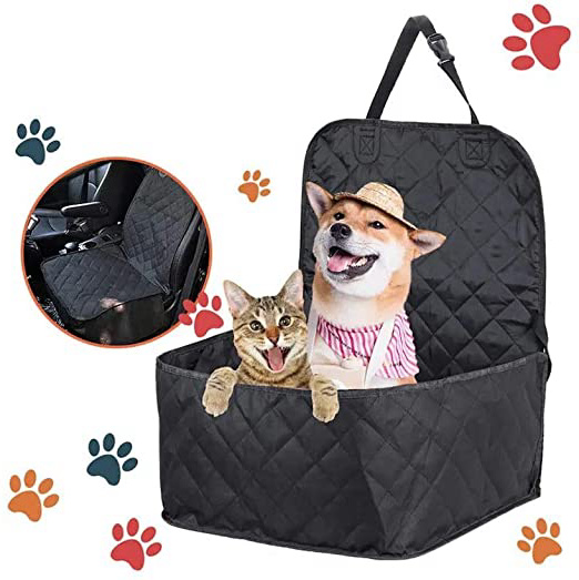 MICEROSHE Cojín para Mascotas Mascota elevadores Cubiertas del Asiento Impermeable Antideslizante del cojín for el Recorrido de 2-en-1 Carrier Cubo Cesta (Color : Negro, tamaño : Un tamaño)