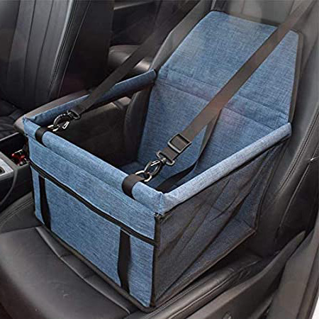 YJDT Asiento Elevador para Mascotas para Perros pequeños Gatos Transpirable Impermeable Perro Gato Protector para Asientos elevadores Protector para Mascotas Bolsa de Viaje con Correa de Seguridad