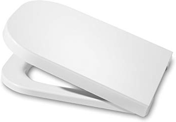 Roca A801732004 The Gap - Tapa y Asiento para Inodoro Compacto con Caída Amortiguada, color Blanco