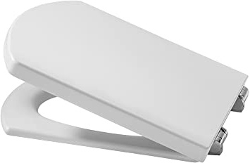 Roca A801622004 Tapa y asiento para inodoro compacto con caída amortiguada, Blanco
