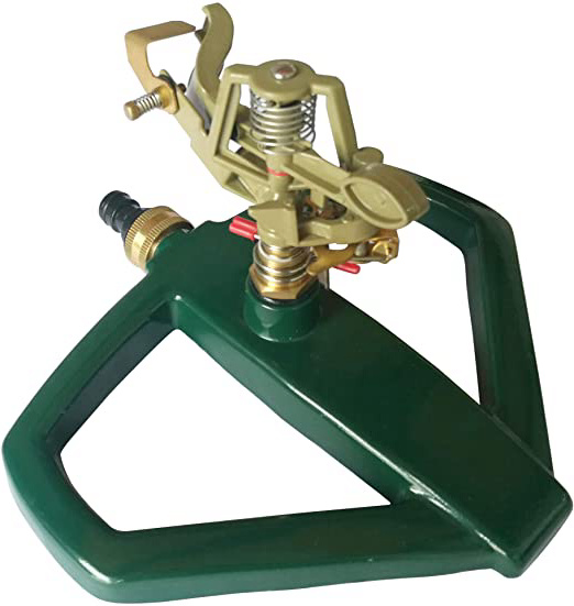 Xclou 346128 - Aspersor de impacto con movimiento circular, color Verde