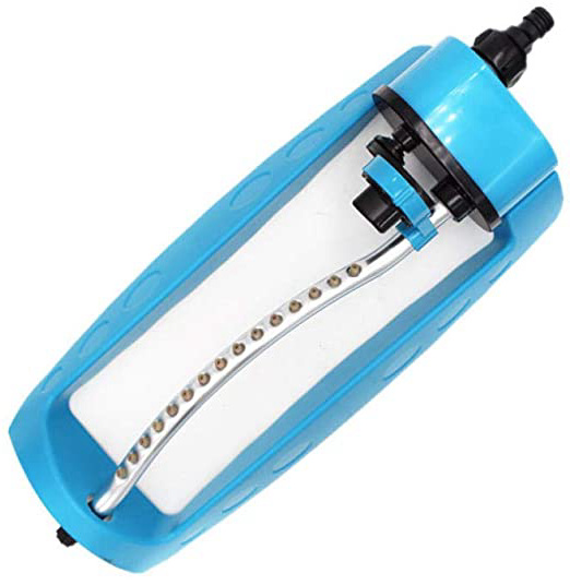 Gike Aspersores Aspersor oscilante de 15 Orificios Aspersores de riego giratorios para césped Aspersor Circular Aspersor de Agua Accesorios de Micro irrigación