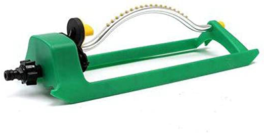 Gike Aspersores Aspersor oscilante para césped, riego, Manguera de jardín, Flujo de Agua con Conector, Herramienta de jardín, Herramienta de Boquilla de riego