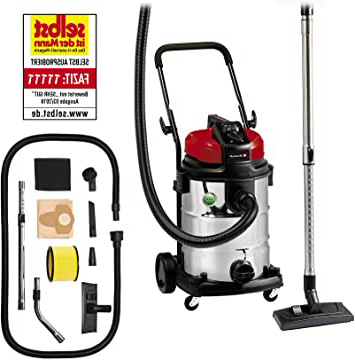 Einhell Expert 2342363 Aspirador seco/ liquido TE-VC 2230 SA de tipo industrial, 1150 W, 30 L, color plateado