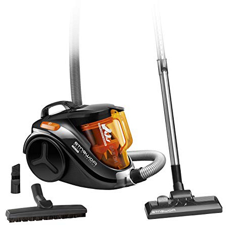 Rowenta Compact Power Cyclonic RO3753EA Aspirador sin Bolsa, Sistema Ciclónico sin Bolsa, Depósito 1.5 L, Cepillo Parquet y Boquilla 2 en 1 para Ranuras, 79 dB, Fácil de Limpiar