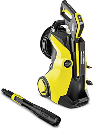 Kärcher K5 Premium Full Control Plus - Hidrolimpiadora de alta presión para exteriores 145 bar, 2100 W, 500 L/h (1.324-630.0)