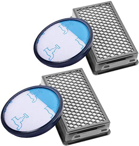 Awinker 2 Filtro de Espuma y 2 Filtro HEPA para Aspiradoras Rowenta ZR005901 Compact Power Cyclonic RO3753EA, O3718EA, RO3724EA, RO3731EA, RO3753EA, RO3786EA, RO3798EA Tefal/Moulinex