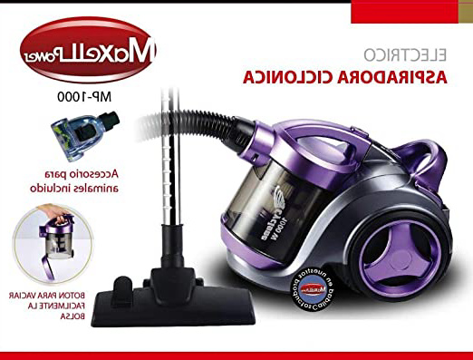 Maxell Power CE ASPIRADORA Aspirador CICLÓNICO SIN Bolsa Filtro HEPA Boquilla Animales Incluido MP-1000